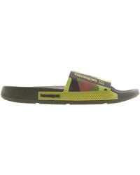 Havaianas - Slide Camo Print Sandals, Brand Size 39/40 Us - Lyst