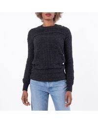 MM6 by Maison Margiela - Maison Margiela Distressed Knit Sweater - Lyst
