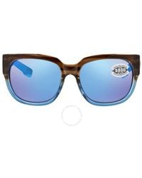 Costa Del Mar - Waterwoman 2 Mirror Polarized Glass Sunglasses Wtr 251 Obmglp 58 - Lyst