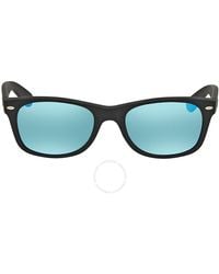 Ray-Ban - New Wayfarer Blue Flash Sunglasses - Lyst