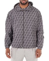 Fendi - Monogram Jacquard Hooded Jacket, Brand Size 50 (Us - Lyst