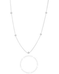 Roberto Coin - Diamonds By The Inch White Gold 5 Station Necklace - Lyst