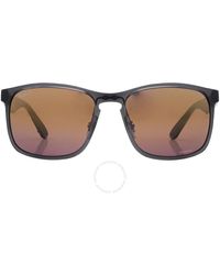 Ray-Ban - Purple Mirrored Gold Polarized Square Sunglasses Rb4264-876/6b-58 - Lyst