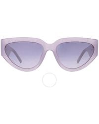 Marc Jacobs - Violet Shaded Cat Eye Sunglasses Marc 645/s 0b1p/dg 57 - Lyst