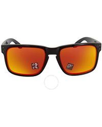 Oakley - Holbrook Prizm Ruby Polarized Square Sunglasses - Lyst