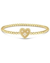 Roberto Coin - 18K Venetian Princess Small Heart Medallion Bracelet - Lyst