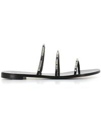 Giuseppe Zanotti - 10Mm Rhinestone Embellished Sandals - Lyst