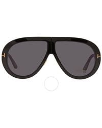 Tom Ford - Troy Smoke Pilot Sunglasses Ft0836 01a 61 - Lyst