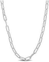 Amour - 3.5Mm Fancy Paperclip Chain Necklace - Lyst