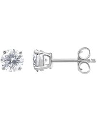 Brilliant Diamond - 14Kt 0.75 Carat Lab Grown Diamond Stud Earrings For - Lyst