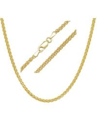 Kylie Harper - Italian 14K Over Foxtail Wheat Chain - Lyst