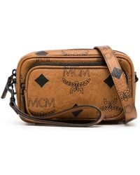 MCM - Mini Aren Maxi Visetos Crossbody Bag - Lyst