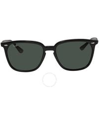 Ray-Ban - Dark Green Square Sunglasses - Lyst