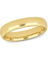 Amour - 4.5Mm Finish Comfort Fit Wedding Band - Lyst