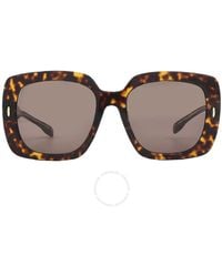 Tory Burch - Dark Brown Square Sunglasses Ty7193f 172873 58 - Lyst