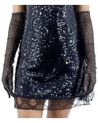 Burberry - Ladies Embellished Fishnet Gloves - Lyst