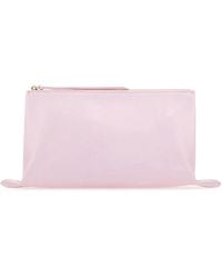 Jil Sander - Pastel Leather Medium Clutch - Lyst