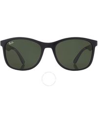 Ray-Ban - Green Square Sunglasses Rb4374 601/31 56 - Lyst