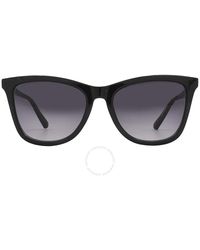 Guess Factory - Smoke Gradient Cat Eye Sunglasses Gf0421 01b 55 - Lyst