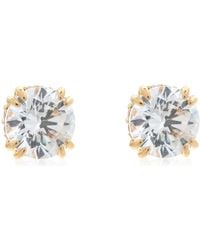 Swarovski - Ladies Constella Round Cut Crystal Stud Earrings - Lyst
