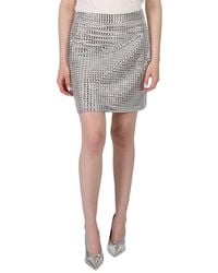 Burberry - Ladies Pale Biscuit Crystal-Embellished Mini Skirt, Brand Size 8 (Us - Lyst