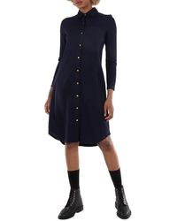 Thom Browne - Cotton Tuck Rib Shirtdress - Lyst