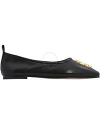 Tory Burch - Perfect Leather Eleanor Ballet Flats - Lyst