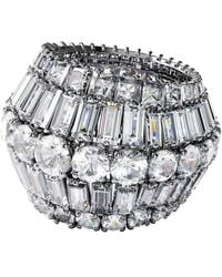Swarovski - Hyperbola Cocktail Ring, Size 58 - Lyst