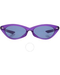 Tory Burch - Dark Blue Cat Eye Sunglasses Ty7197u 193580 53 - Lyst