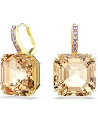 Swarovski - Millenia-Tone Plated Drop Earrings - Lyst