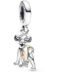 PANDORA - Ladies Sterling Disney 100Th Anniversary Simba Dangle Charm - Lyst