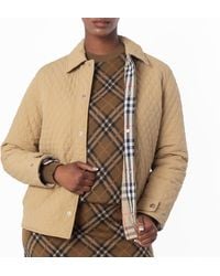 Burberry - Reversible Quilted Check Nylon Jacket - Lyst
