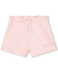 Givenchy - Girls Logo Print Shorts - Lyst