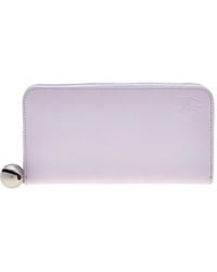 Burberry - Ekd Zip-Around Leather Wallet - Lyst