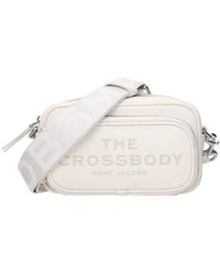 Marc Jacobs - Logo-Embossed Leather Crossbody Bag - Lyst