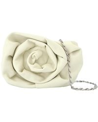 Burberry - Rose Chain Leather Clutch Bag - Lyst
