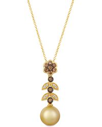 Le Vian - Chocolatier Pendant Golden South Sea Pearl - Lyst