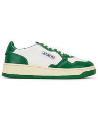 Autry - Bicolor Medalist Low Leather Sneakers, Brand Size 43 Us - Lyst