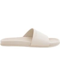 Ferragamo - Natalie Nappa Slide Sandals - Lyst