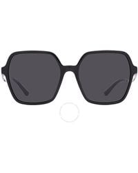 BVLGARI - Dark Gray Irregular Sunglasses Bv8252 501/87 56 - Lyst