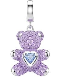 Swarovski - Idyllia Crystal Teddy Charm - Lyst
