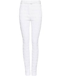 Ferragamo - Quilted Straight Leg Trousers, Brand Size Tc - Lyst