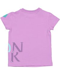 Moncler - Kids Cotton Logo Print Short Sleeve T-shirt - Lyst