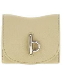 Burberry - Rocking Horse Compact Leather Wallet - Lyst
