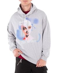Gcds - Human Being Printed Cotton Hoodie - Lyst