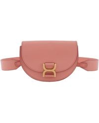 Chloé - Mini Marcie Flap Soft Leather Bag Crossbody Bag - Lyst