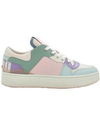Jimmy Choo - Florent/F Mix Leather Sneakers - Lyst