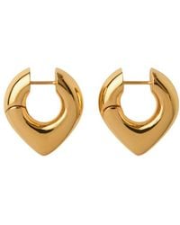 Burberry - Plated Thorn Hoop Earrings - Lyst