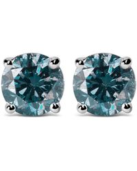 Haus of Brilliance - 14K 2.00 Cttw Round Brilliant-Cut Lab Grown Diamond Classic 4-Prong Stud Earrings With Screw Backs (Vs1-Vs2 Clarity) - Lyst