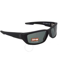 Spy - Dirty Mo Hd Plus Gray Green Polarized Wrap Sunglasses 670937219864 - Lyst